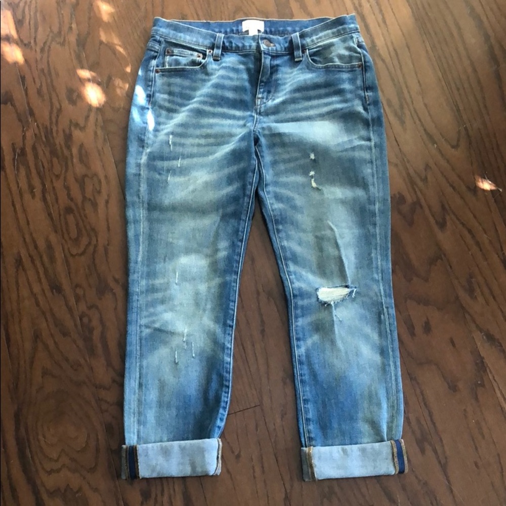 J Crew boyfriend jeans